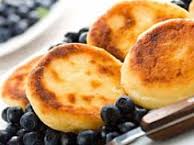 Сырники с голубикой